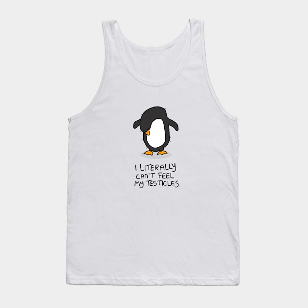 Grumpy Penguin Tank Top by grumpyanimals